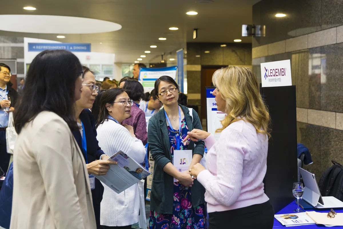 Healthcare professionals networking at a CCHPA annual conference
